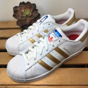adidas originals superstar gold stripes
